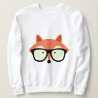 Cute Hipster Red Fox