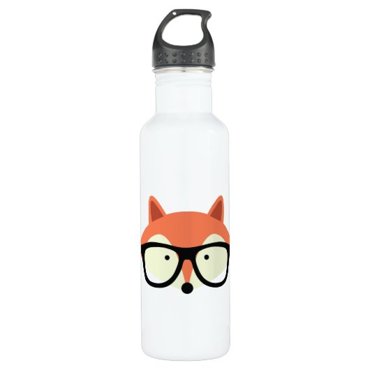 Cute Hipster Red Fox Waterfles (Voorkant)