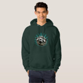 Cute! Hipster-sleuf Hoodie (Voorkant volledig)