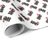 Cute Ho3 Ho Cubed Ho Ho Ho Cadeaupapier (Rol Hoek)