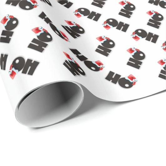 Cute Ho3 Ho Cubed Ho Ho Ho Cadeaupapier (Rol Hoek)