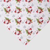 Cute Ho Ho Ho Modern Kerstkerstkerstkerstkerstman Tissuepapier (Detail)