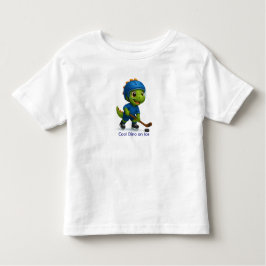Cute Hockey Dino Shirt for Kids