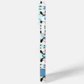 Cute Hockey Penguin Patroon Kies Kleur Case-Mate iPhone Case (Achterkant / Links)