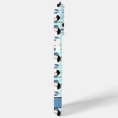 Cute Hockey Penguin Patroon Kies Kleur Case-Mate iPhone Case (Achterkant / Rechts)