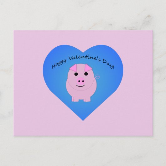 Cute Hoggy Valentijnsdag Briefkaart (Voorkant)
