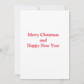 Cute Holiday Cartoon Lama Kaart (Achterkant)