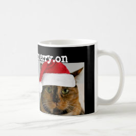 Cute Holiday Cat!  get.your.merry.on Koffiemok