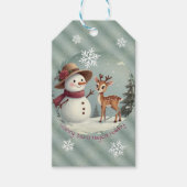 Cute Holiday Designed Hang-style Cadeaulabel (Voorkant)