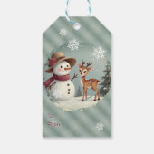 Cute Holiday Designed Hang-style Cadeaulabel (Achterkant)