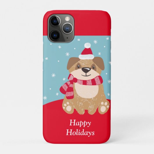Cute Holiday Dog Case-Mate iPhone Case (Achterkant)