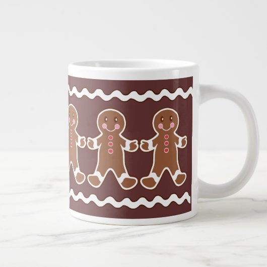 Cute Holiday Gingerbrood Boys Coffee Mok Gift (Rechts)