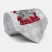 Cute Holiday Kerstmis Gnome Stropdas (Opgerold)