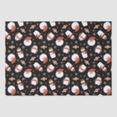 Cute Holiday Kerstmis Pattern Tissuepapier (Voorkant)