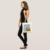 Cute Holiday Kerstoowl Canvas tas (Voorkant (model))