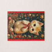 Cute Holiday Kitten Legpuzzel (Horizontaal)