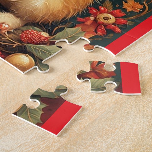 Cute Holiday Kitten  Legpuzzel (Zijkant)