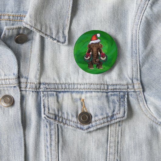 Cute Holiday Mastodon Button (In situ)