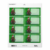 Cute Holiday Mastodon Label (Full Sheet)