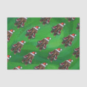Cute Holiday Mastodon Tissue Paper Tissuepapier (Voorkant)