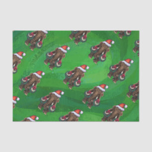 Cute Holiday Mastodon Tissue Paper Tissuepapier