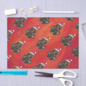 Cute Holiday Mastodon Tissuepapier (Craft)