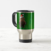 Cute Holiday Mastodon Travel Mug Reisbeker (Voorkant links)