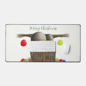 Cute Holiday Owl Bureaumat (Keyboard & Muis)