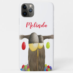 Cute Holiday Owl Case-Mate iPhone Case