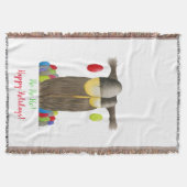 Cute Holiday Owl Deken (Voorkant)