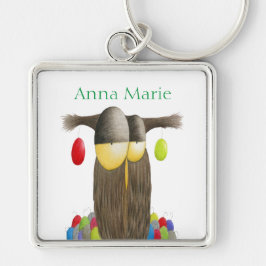 Cute Holiday Owl Sleutelhanger