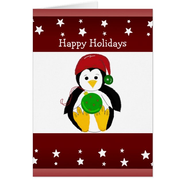 Cute Holiday Penguin (Voorkant)