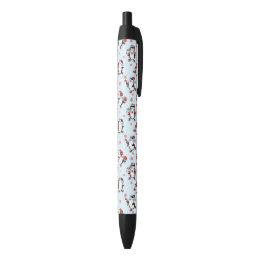 Cute Holiday Penguin Zwarte Inkt Pen