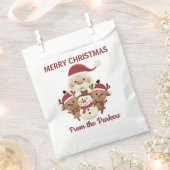 Cute Holiday  personalized favor gift bag  Bedankzakje (Geknipt)