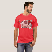 Cute Holiday Pig T-shirt (Voorkant volledig)