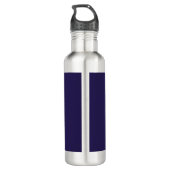 Cute Holiday Reindeer & Snowman Waterfles (Achterkant)