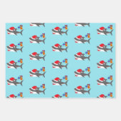 Cute Holiday shark Inpakpapier Vel (Voorkant 2)