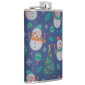 Cute Holiday Snowman  Heupfles (Rechts)