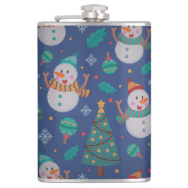 Cute Holiday Snowman  Heupfles