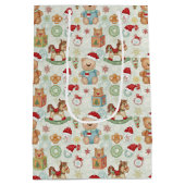 Cute Holiday Toys Gift Bag Medium Cadeauzakje (Achterkant)