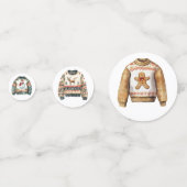 CUTE HOLIDAY WINTER CHRISTMAS SWEATERS CONFETTI (Voorkanten)