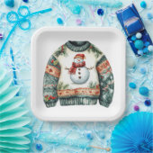 CUTE HOLIDAY WINTER CHRISTMAS SWEATERS PAPIEREN BORDJE (Feest)
