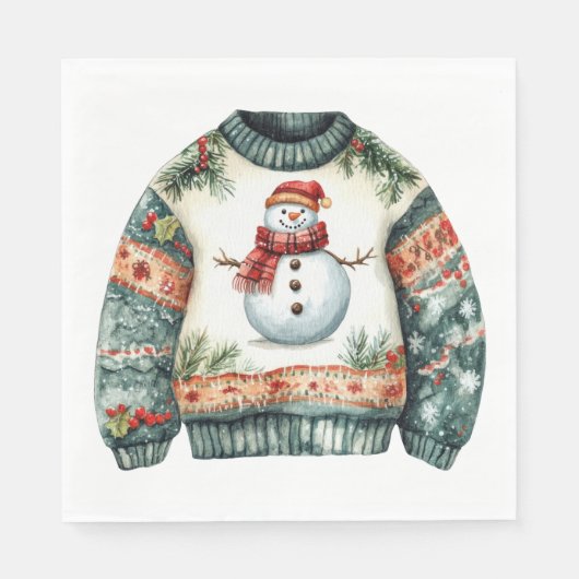 CUTE HOLIDAY WINTER CHRISTMAS SWEATERS SERVET (Voorkant)