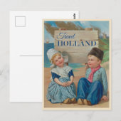 Cute  Holland Nederland Nederlands Reizen Briefkaart (Voorkant / Achterkant)