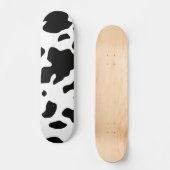 Cute Holstein Friesian Koe Animal Print Patroon Persoonlijk Skateboard (Voorkant)