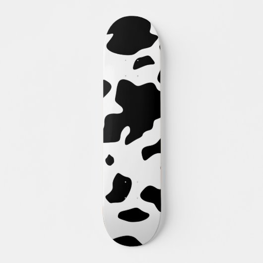 Cute Holstein Friesian Koe Animal Print Patroon Persoonlijk Skateboard (Voorkant)
