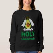Cute Holy Guacamole Avocado Angel Trui (Voorkant)