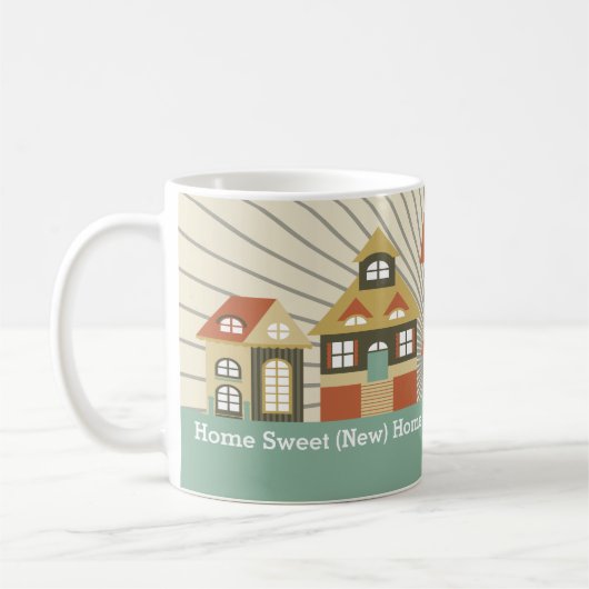 Cute Home Sweet (New) Home Housewarming Mok (Links)