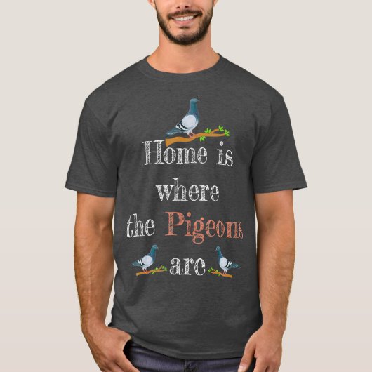 Cute Homing Pigeon Shirt Pigeon Racing Tshirt (Voorkant)