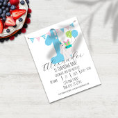 Cute Hond 1e Verjaardag: Woef-tastisch Feest! Briefkaart